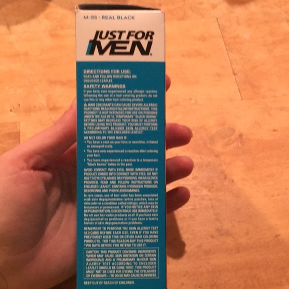 Just For Men Mustache & Beard Easy Brush In Color M-55 Real Black - Picture 6 of 6